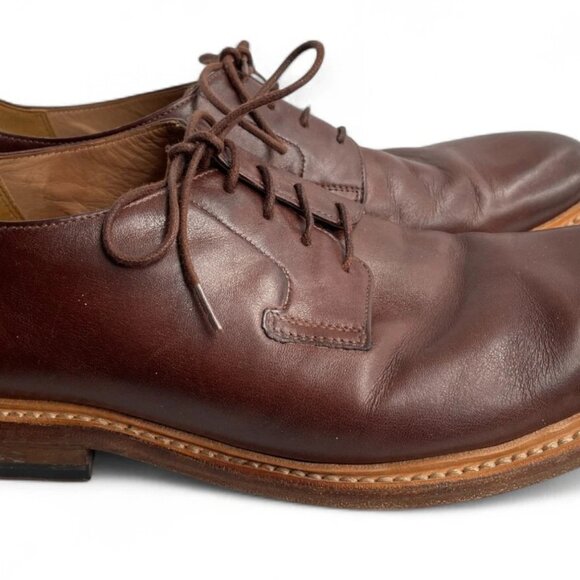 Bostonian Brown Leather Lace Up Oxford Dress Shoes 16501 Men's 12 M - Picture 2 of 9